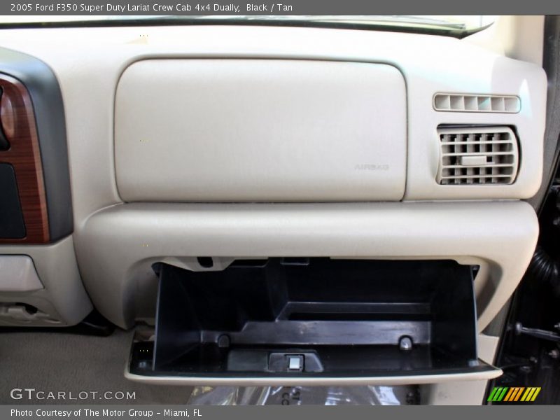 Black / Tan 2005 Ford F350 Super Duty Lariat Crew Cab 4x4 Dually