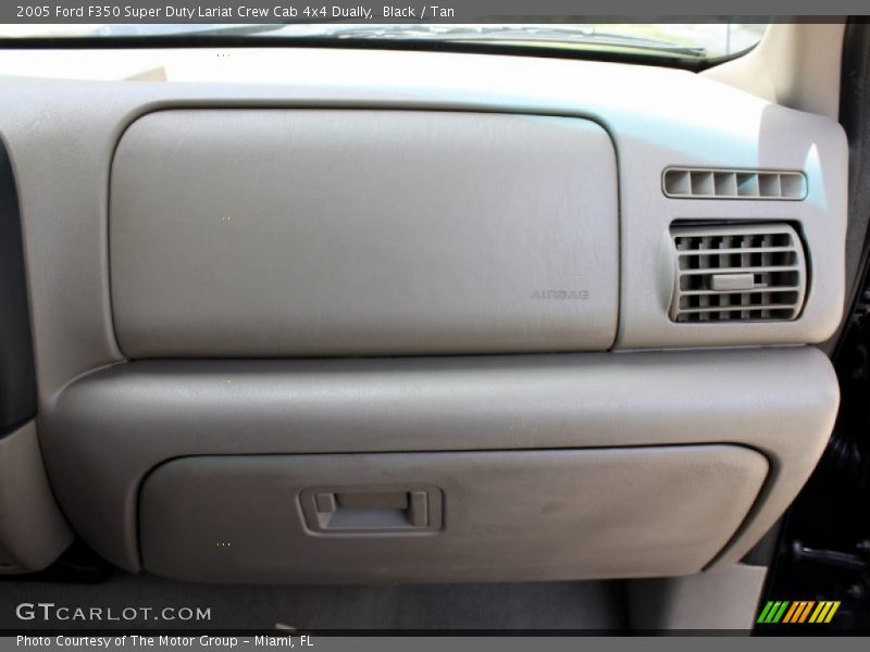 Black / Tan 2005 Ford F350 Super Duty Lariat Crew Cab 4x4 Dually