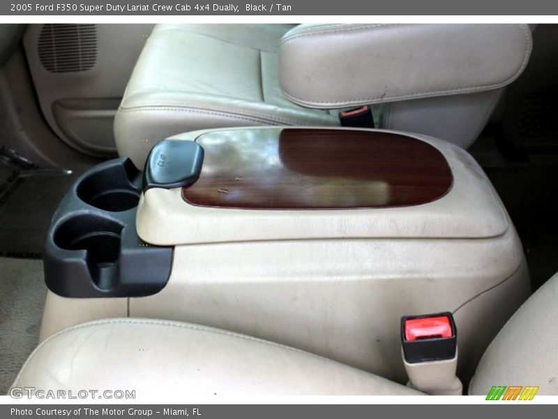 Black / Tan 2005 Ford F350 Super Duty Lariat Crew Cab 4x4 Dually