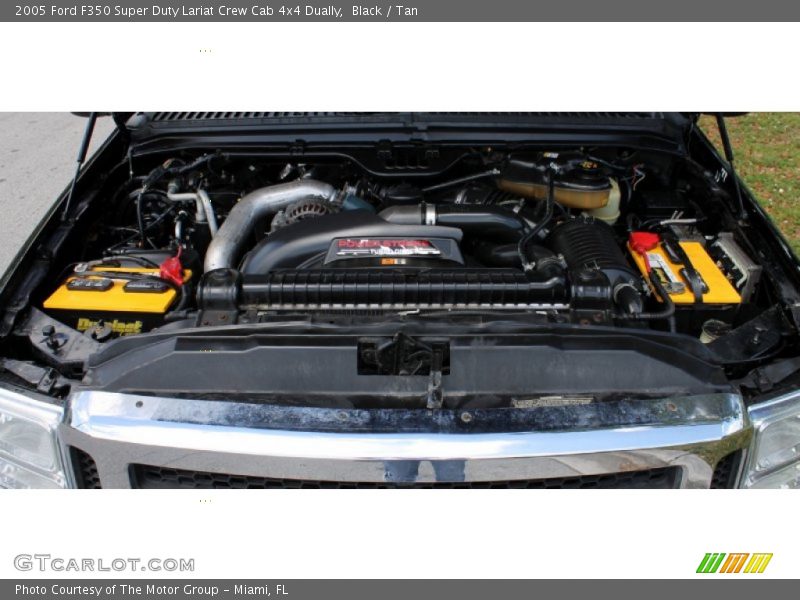 Black / Tan 2005 Ford F350 Super Duty Lariat Crew Cab 4x4 Dually