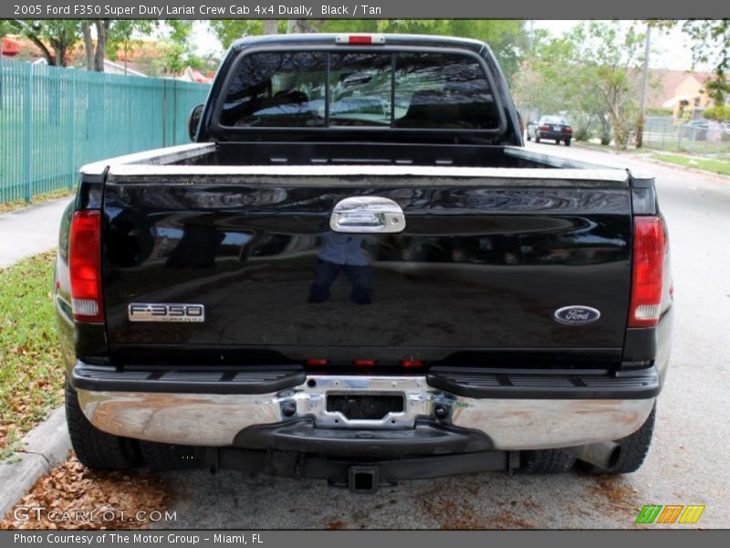 Black / Tan 2005 Ford F350 Super Duty Lariat Crew Cab 4x4 Dually