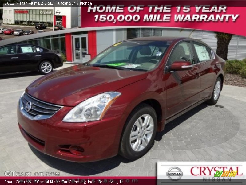 Tuscan Sun / Blonde 2012 Nissan Altima 2.5 SL