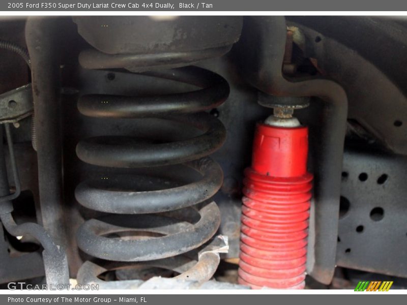 Black / Tan 2005 Ford F350 Super Duty Lariat Crew Cab 4x4 Dually
