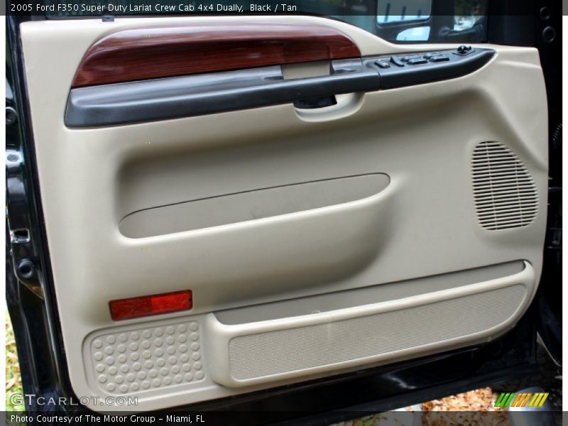 Black / Tan 2005 Ford F350 Super Duty Lariat Crew Cab 4x4 Dually