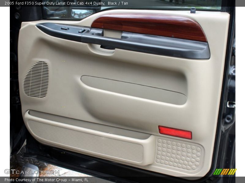 Black / Tan 2005 Ford F350 Super Duty Lariat Crew Cab 4x4 Dually