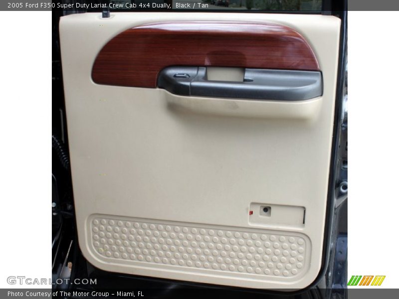 Black / Tan 2005 Ford F350 Super Duty Lariat Crew Cab 4x4 Dually