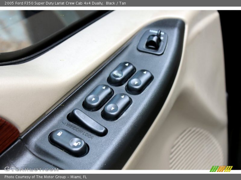 Black / Tan 2005 Ford F350 Super Duty Lariat Crew Cab 4x4 Dually