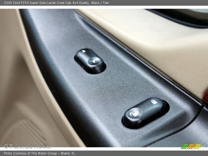 Black / Tan 2005 Ford F350 Super Duty Lariat Crew Cab 4x4 Dually