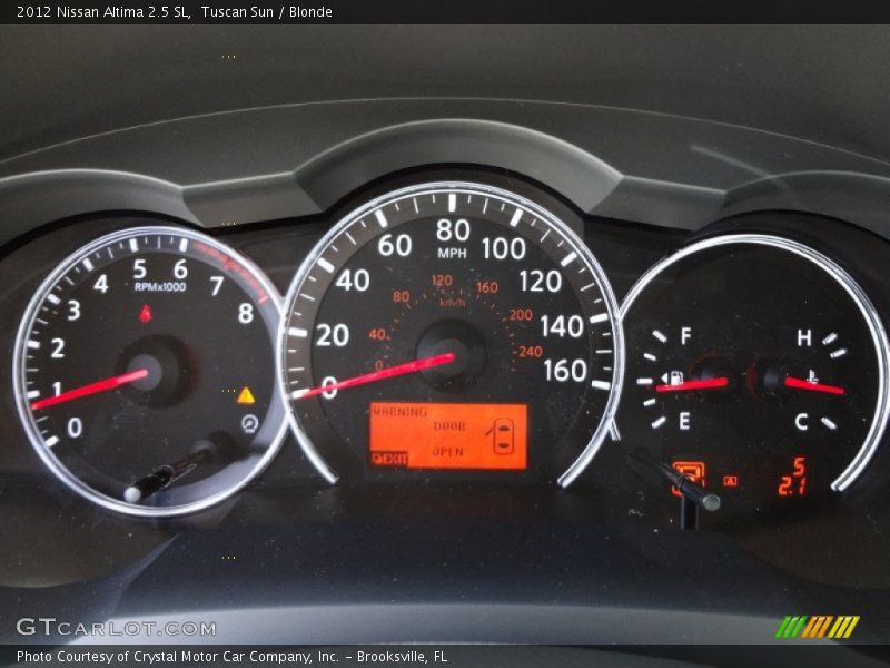 Tuscan Sun / Blonde 2012 Nissan Altima 2.5 SL