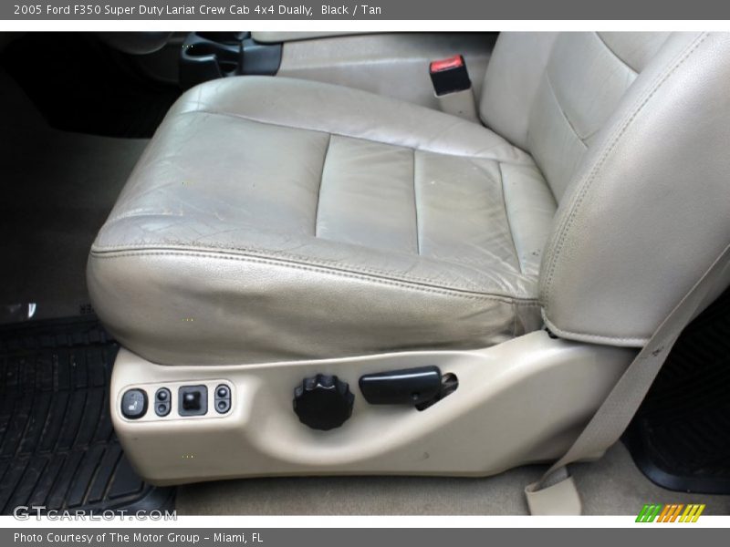 Black / Tan 2005 Ford F350 Super Duty Lariat Crew Cab 4x4 Dually