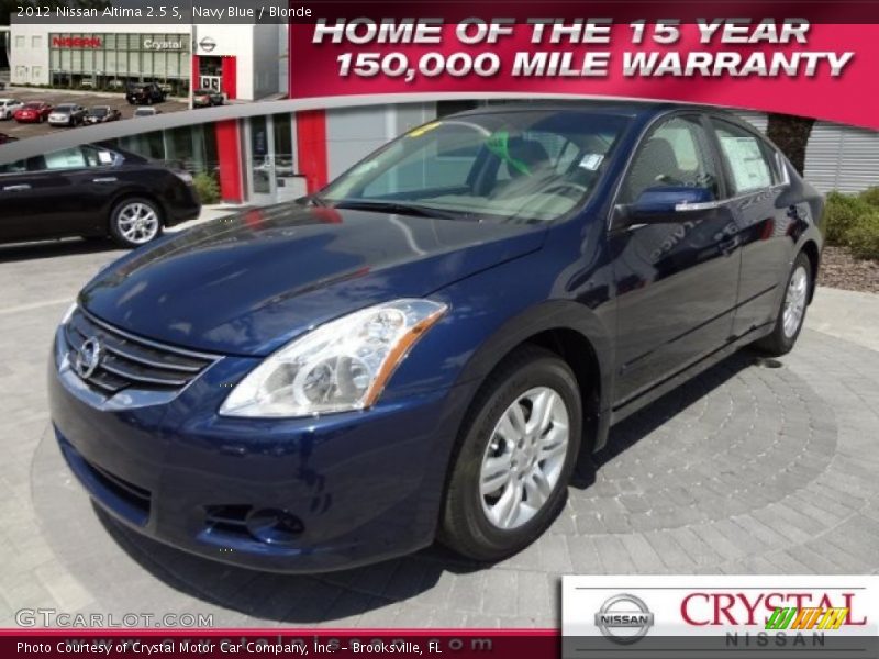 Navy Blue / Blonde 2012 Nissan Altima 2.5 S