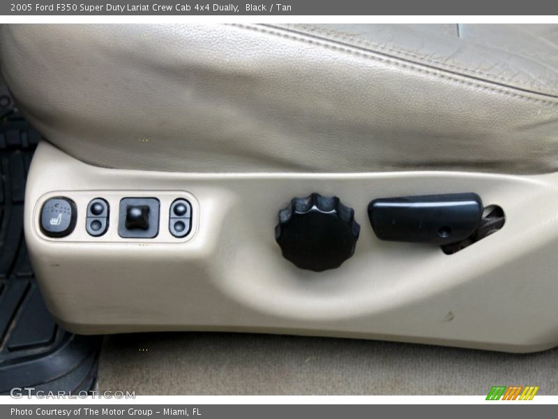 Black / Tan 2005 Ford F350 Super Duty Lariat Crew Cab 4x4 Dually