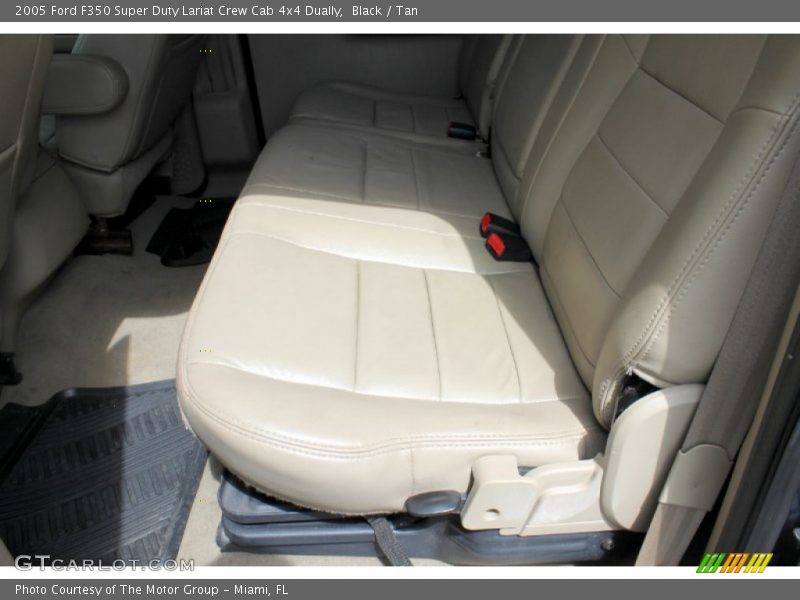 Black / Tan 2005 Ford F350 Super Duty Lariat Crew Cab 4x4 Dually