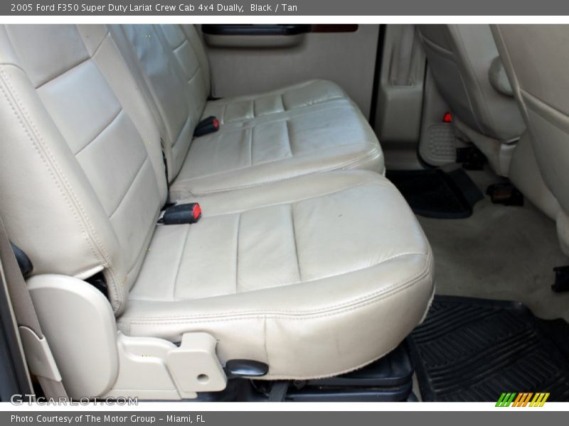 Black / Tan 2005 Ford F350 Super Duty Lariat Crew Cab 4x4 Dually