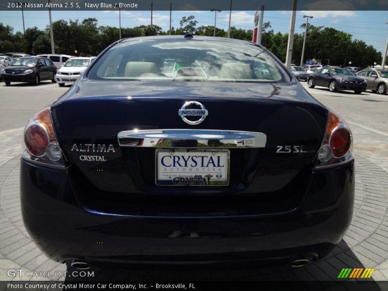 Navy Blue / Blonde 2012 Nissan Altima 2.5 S