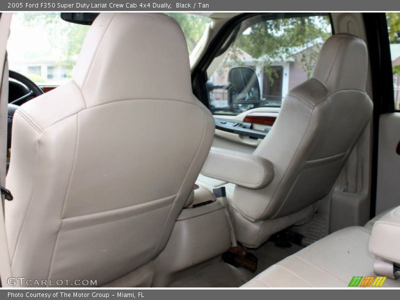 Black / Tan 2005 Ford F350 Super Duty Lariat Crew Cab 4x4 Dually