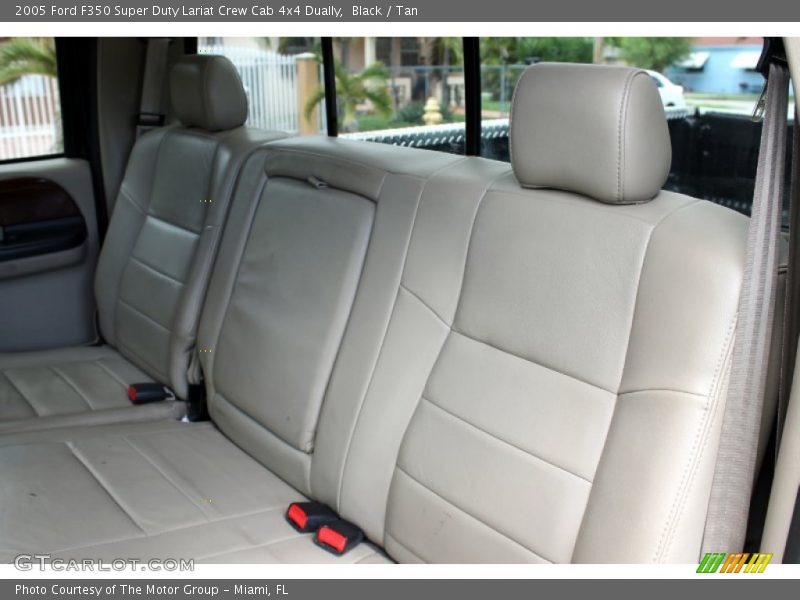 Black / Tan 2005 Ford F350 Super Duty Lariat Crew Cab 4x4 Dually
