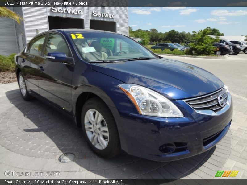 Navy Blue / Blonde 2012 Nissan Altima 2.5 S
