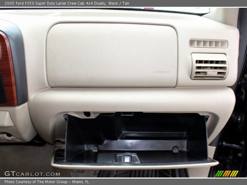 Black / Tan 2005 Ford F350 Super Duty Lariat Crew Cab 4x4 Dually