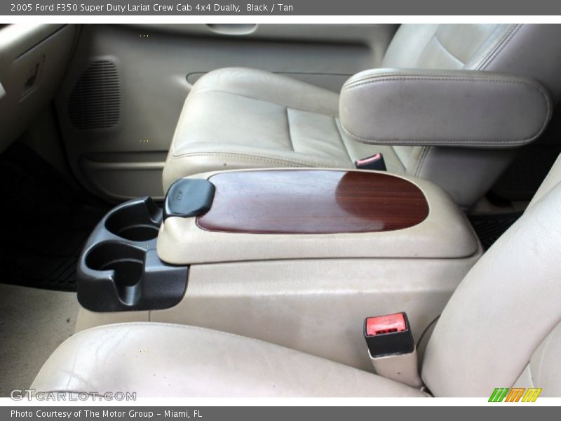 Black / Tan 2005 Ford F350 Super Duty Lariat Crew Cab 4x4 Dually