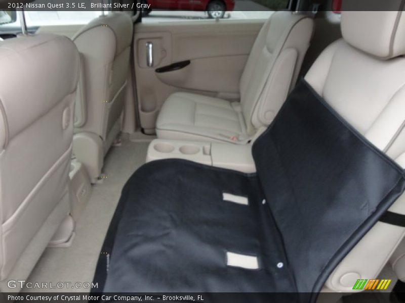 Brilliant Silver / Gray 2012 Nissan Quest 3.5 LE