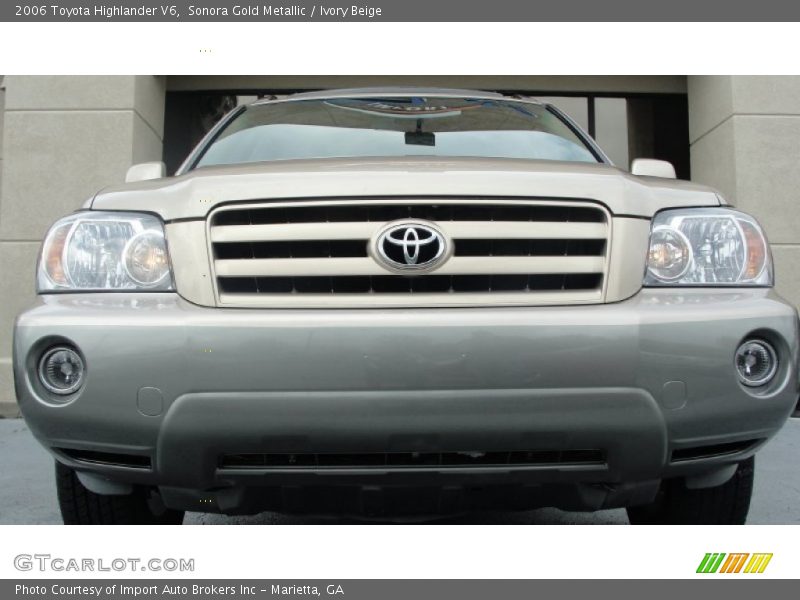 Sonora Gold Metallic / Ivory Beige 2006 Toyota Highlander V6