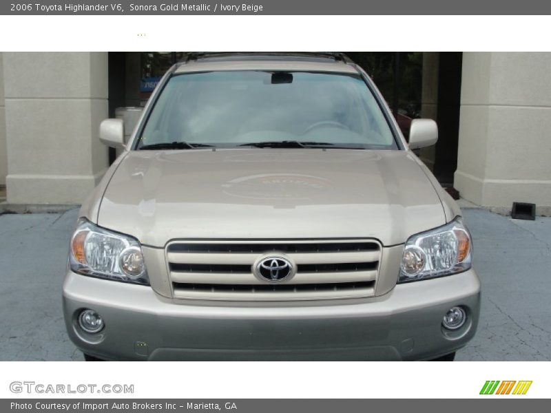 Sonora Gold Metallic / Ivory Beige 2006 Toyota Highlander V6