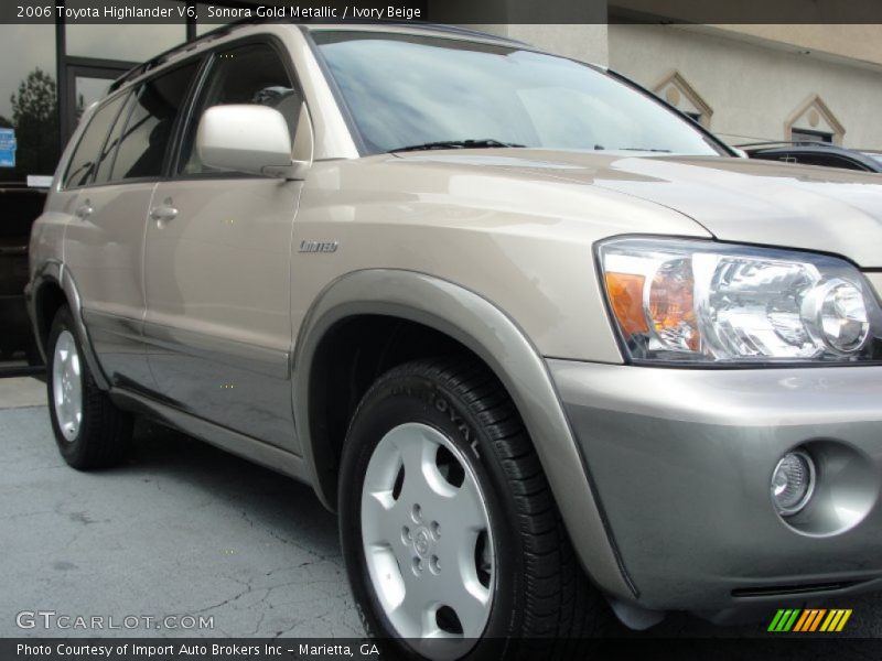 Sonora Gold Metallic / Ivory Beige 2006 Toyota Highlander V6
