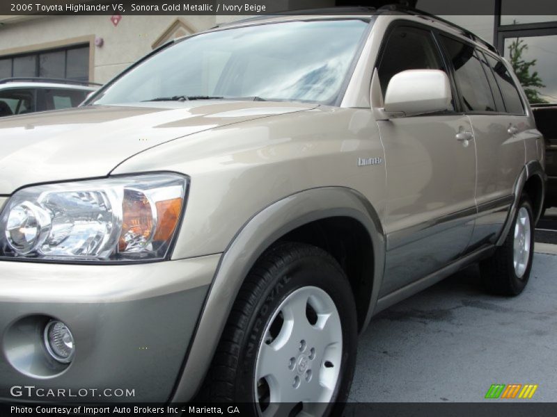 Sonora Gold Metallic / Ivory Beige 2006 Toyota Highlander V6