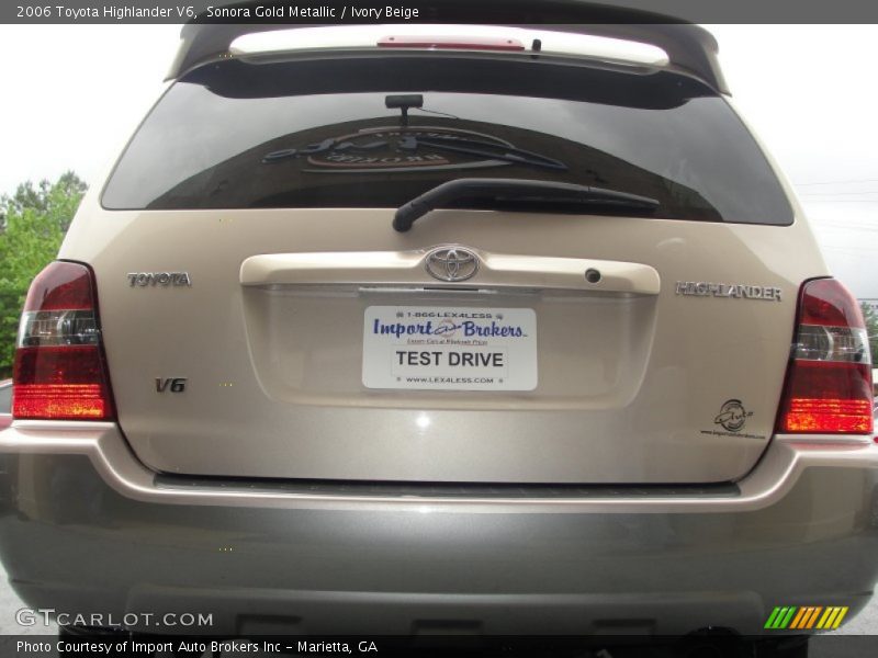 Sonora Gold Metallic / Ivory Beige 2006 Toyota Highlander V6