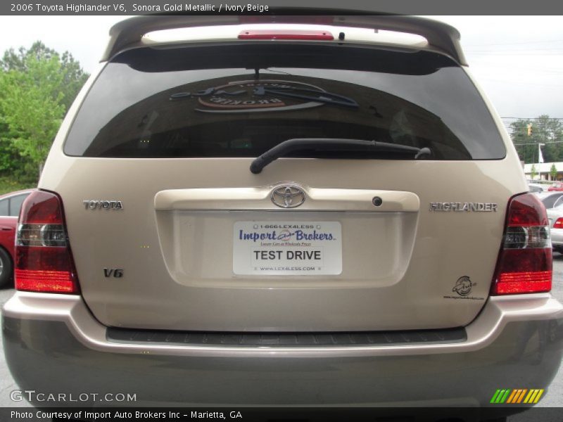 Sonora Gold Metallic / Ivory Beige 2006 Toyota Highlander V6