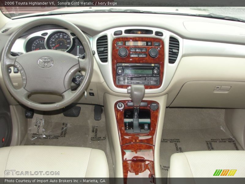 Sonora Gold Metallic / Ivory Beige 2006 Toyota Highlander V6