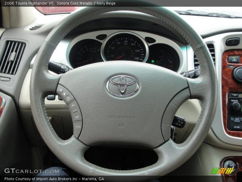 Sonora Gold Metallic / Ivory Beige 2006 Toyota Highlander V6