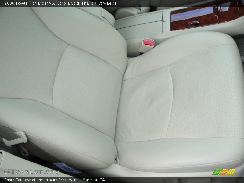 Sonora Gold Metallic / Ivory Beige 2006 Toyota Highlander V6