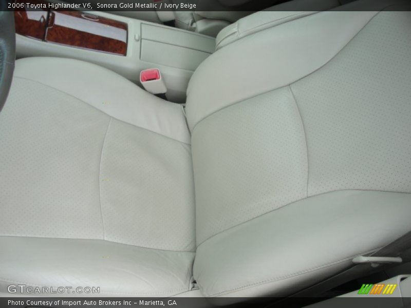 Sonora Gold Metallic / Ivory Beige 2006 Toyota Highlander V6