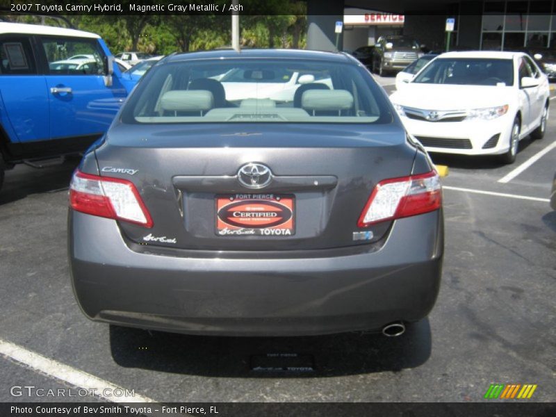 Magnetic Gray Metallic / Ash 2007 Toyota Camry Hybrid