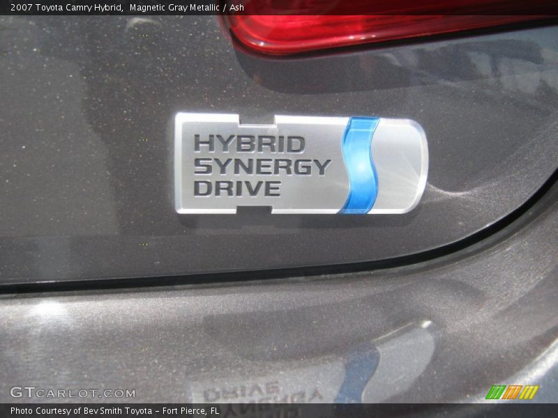 Magnetic Gray Metallic / Ash 2007 Toyota Camry Hybrid