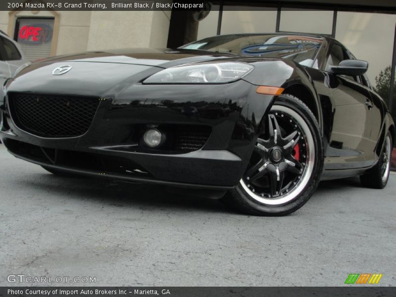 Brilliant Black / Black/Chapparal 2004 Mazda RX-8 Grand Touring