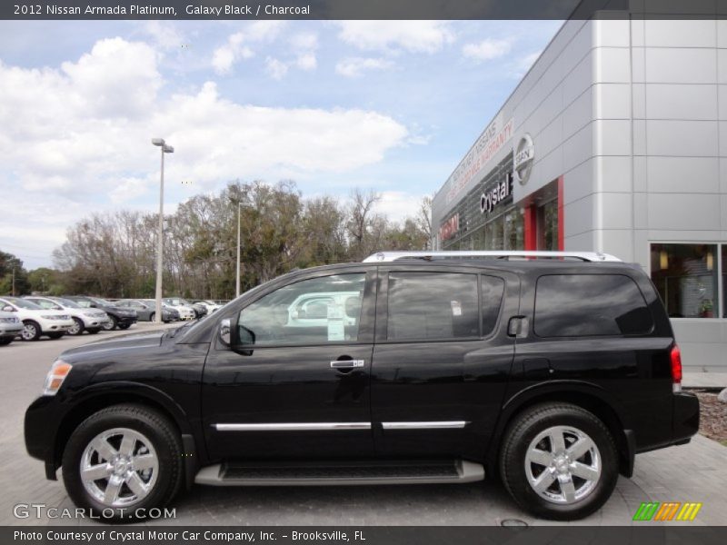 Galaxy Black / Charcoal 2012 Nissan Armada Platinum