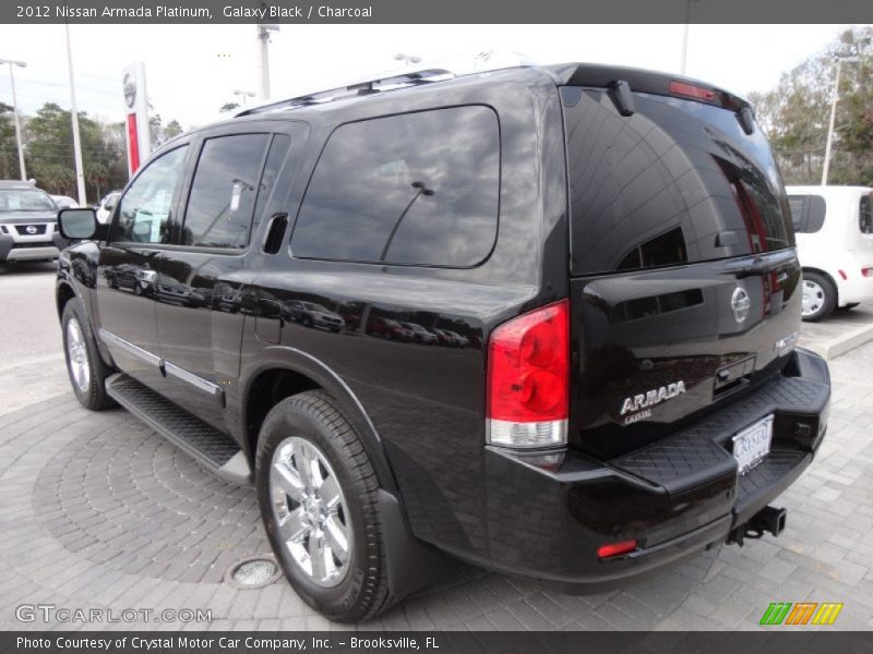 Galaxy Black / Charcoal 2012 Nissan Armada Platinum