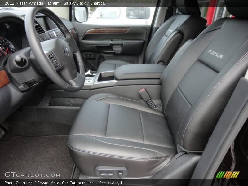 Galaxy Black / Charcoal 2012 Nissan Armada Platinum