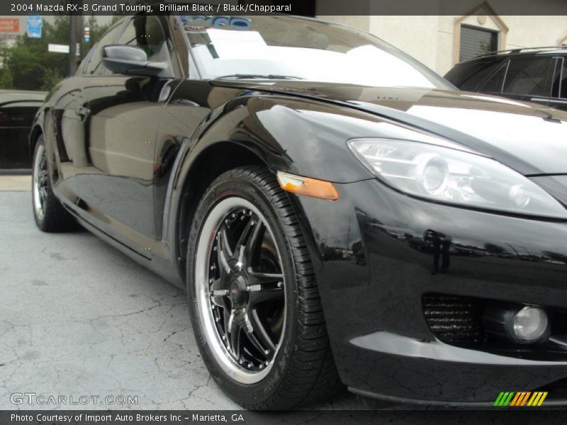 Brilliant Black / Black/Chapparal 2004 Mazda RX-8 Grand Touring