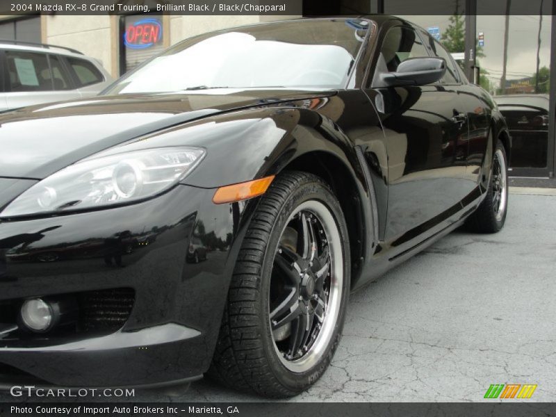 Brilliant Black / Black/Chapparal 2004 Mazda RX-8 Grand Touring