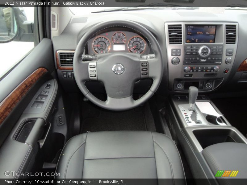 Galaxy Black / Charcoal 2012 Nissan Armada Platinum