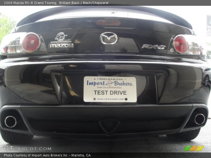 Brilliant Black / Black/Chapparal 2004 Mazda RX-8 Grand Touring
