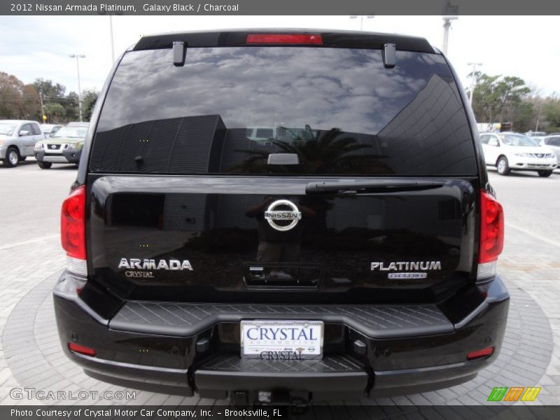 Galaxy Black / Charcoal 2012 Nissan Armada Platinum
