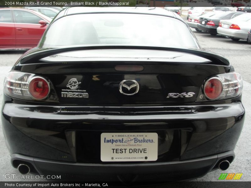 Brilliant Black / Black/Chapparal 2004 Mazda RX-8 Grand Touring