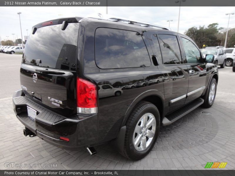 Galaxy Black / Charcoal 2012 Nissan Armada Platinum