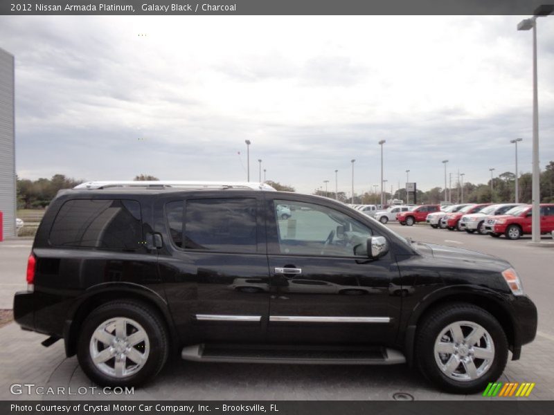 Galaxy Black / Charcoal 2012 Nissan Armada Platinum