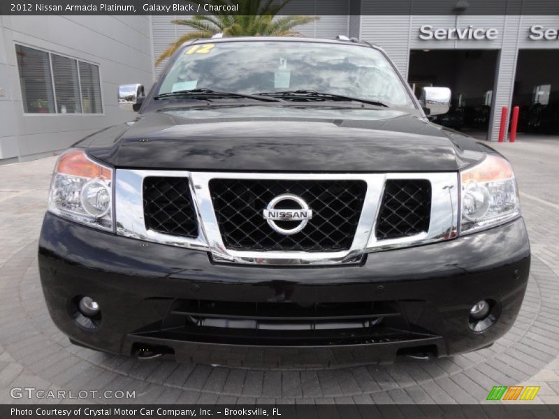 Galaxy Black / Charcoal 2012 Nissan Armada Platinum